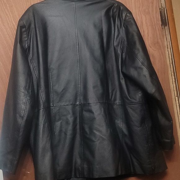 𝅺WOMEN'S venezia Vitale leather coat. Size 62 - Picture 6 of 6